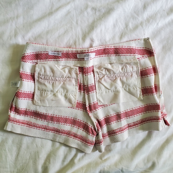 Loft Riviera White and Red Short - Size 2 - Picture 8 of 10